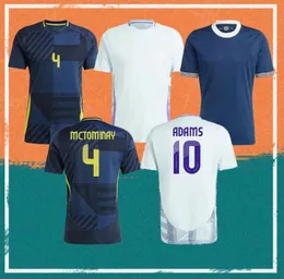 2024 Escócia camisas de futebol em casa TIERNEY DYKES ADAMS 24 25 camisa de futebol CHRISTIE McGREGOR MCGINN McKENNA kit masculino uniformes infantis