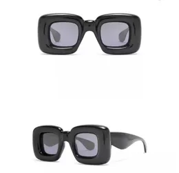 Men Designer sunglasses for women chunky plate 40098 classic black trend sunglasses original box5134807