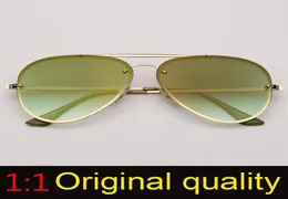 occhiali da sole da aviazione di alta qualità donne designer di marca pilota occhiali da sole donna uomo blaze rosa flash specchio uv400 gafas occhiali da sole neri4920978