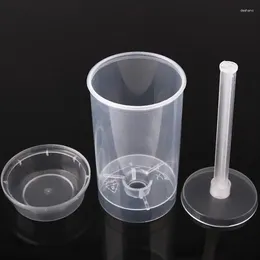 Baking Moulds Cake Pusher Pushable Holders Push Mold Cylinder Shaped Pops Plastic Containers With Lids Contain