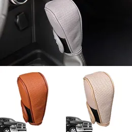 Update Gear Copertura automatica universale in pelle PU antiscivolo per auto Shifter Stick Protector Pomello del cambio decorativo