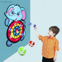 Darts Children Leisure Time Elephant Cartoon Sports Accessories Sticky Ball Arithmetic toy Dart Toy Animal Dart Board 24327