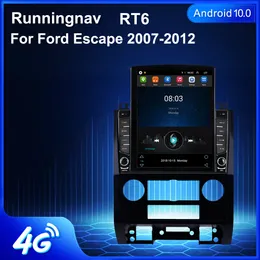 9.7 "Ford Escape 2007-2012 Tesla Type Car DVD Radio MultimediaビデオプレーヤーナビゲーションGPS NO DVD CARPLAY ANDROID AUTOステアリングホイールコントロールなし