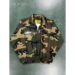 Nya Devils Island Camou Flage Work Jacket Camouflage American Work V-ringstjärna