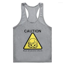 Herren-Tanktops „A Certain Scientific Electric Men Freizeit Railgun Misaka Anime“.