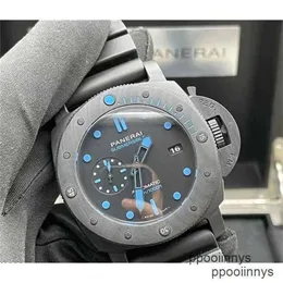 Orologio Swiss Made Panerai Sports Watches PANERAISS Submersible Watch New Limited 2000 Diving Automatic Mens Watch Pam01616 Ink Black Impermeabile completamente in acciaio inossidabile