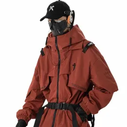 11 BYBB'S DARK Men Functial Cargo Jacket Techwear 2023 Outono Functi Tactical Windbreaker Casacos Jaquetas Soltas Streetwear 76F0 #