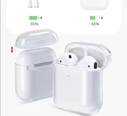 Apple AirPods Pro Air Pods 용 TPU Clear Soft Eorphones 케이스 3 AirPod 2 Air Pods POD CASE BAB7448201 용 무선 이어폰 커버