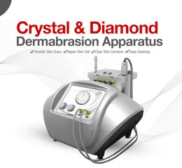 Beliebte Qualität 2 in 1 Kristall-Mikrodermabrasions-Peeling und Diamant-Dermabrasion Gesichtspflege SPA-Ausrüstung Falten entfernen Speck2492423