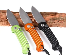 LUDT tricolor fast open knife Horizontal opening single action D2 blade Hunting Folding Pocket Knife automatic auto self defense k7631983