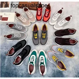 Loro Piano LP Lorospianasl New Sneakers Shoes Week Walk Designer Men Newport Sneakers Suede Leathe