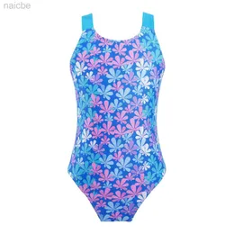 Mermaid Swimsuit for Girls One Piece Kids Swimwear Ages 4-16