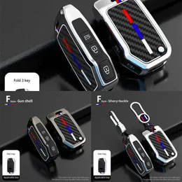 Upgrade Zinc Alloy Car Flip Key Case Cover Shell Fob For KIA Rio 3 Ceed Cerato Sorento K3 K4 K5 Sportage R GT Stinger Forte Keychains