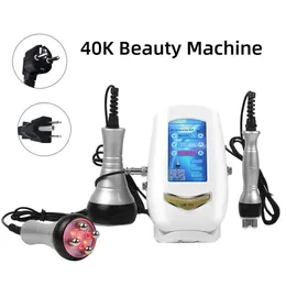 3in1 40K Cavitation Ultrasonic Viktminskning RF Lyftning rynkande FÖRSLAGSKRUMMA MASSAGE FORMING Beauty Instrument 240314