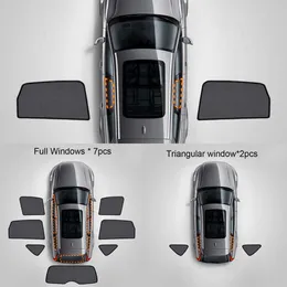 Обновление автомобильных магнитных солнцезащитных очков для окон Toyota Land Cruiser 200 2008 2012 2014 2015 2016 2017 2018 2019 2020 аксессуары