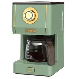 Amaste Drip 25 Unzen (ca. 708,7 Gramm) Glaskanne, Stilmaschine, mit wiederverwendbarem Kaffeefilter und drei Brühmodi, 30-Minuten-Isolierung,