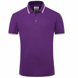 Summer Polo koszulki Mężczyźni Cott Cott Short Sleeve Polos T Shirt Luksusowy Nowy 2023 Solidny kolor oddychający marka anty-prawardowa plus rozmiar 4xl i6dl#