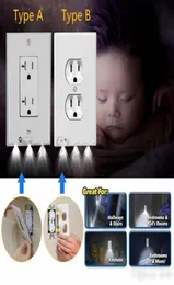 1 Pack Night Angel Snappower GuideLight Outlet Plate مع LED Night Lights لا توجد بطاريات أو أسلاك تثبيت في Seconds9092438