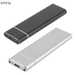 エンクロージャーUSB3.1 HDDエンクロージャーM.2からUSB SSDハードディスクドライブケースタイプC 3.1から（B+Mキー）/Bキーコネクタ2242/2260/2280 M2 SATA SSDケース