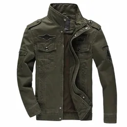 FGKKS 2023 Military Lose Männer Jacke Neue Herbst Casual Cott Workwear Jacke Hochwertige Design Bomber Jacken Männlich B4du #