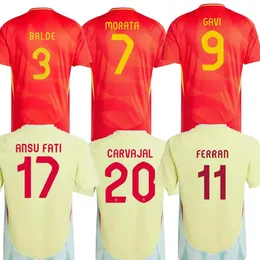 Pedri 10 Gavi 9 24-25 Dostosowane tajskie koszulki piłkarskie dhgate dhgate dyskontowy projekt mody Koke 8 Morata 7 Ferran 11 Ansu Fati 12 Eric 14 Jordi Alba 18