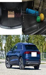 لـ Q8 Model Car Auto Auto Trunk Cargo Orggoorizer Storage Storage Nylon Plain Vertical SEAT Net2250261