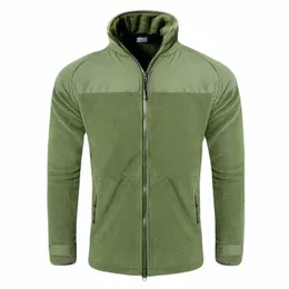 Mege Brand Winter Tactical Soft Shell Fleece Warm P300 Jacket, Men Casual Jacket, Military Sportswear Army Fleece Thermal A7UI#