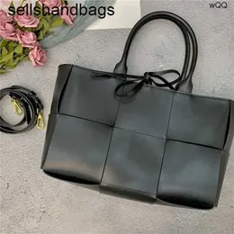 BottegVenetas Arco Bolsa Totes Lona 7a Couro Genuíno Sacos Tecidos de Luxo Capcity Moda Bolsa de Couro Mulheres Alta Qualidade Couro Macio OmbroU1NO