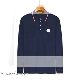 Mens Long Sleeve Polo -skjortor Designer Skjorta Bröstbroderad Badge T Shirt Size S/M/L/XL/2XL/3XL/4XL/5XL/6XL 12