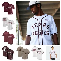 Texas A&M University 3 Kaeden Kent 48 Hank Bard 20 Kasen Wells 47 Tab Tracy 5 JD Gregson baseball jersey 1 Stanley Tucker 4 Travis Chestnut 35 Nathan Dettmer