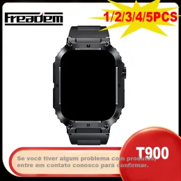 Watches Smart Watches For Men Women 49mm Wireless Charge Bt Call Message påminnelse Sport T900 Big 2.09Smart Watch