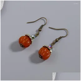 Dangle Chandelier Earrings Vintage Ethnic Style Persimmon Appearance Long Tassel Good Generation Womens Jewelry Drop Delivery Otvoc