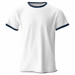 Masculino 100% Cott T-Shirt Clássico Oversized Vintage Old Shcool Tees Sólidos para Homens Mulheres Verão Tops U44F #