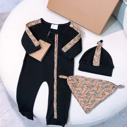 Baby Onesie Bib Burp Clothing Sets Newborn Baby Rompers Designer Girls Boys Luxury Jumpsuit Children Cotton Romper Kids Jumpsuits Baby Quilt CXD2403273-12