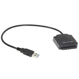 NOVO Cabo de dados de disco rígido de computador ANPWOO 2,5 / 3,5 polegadas SATA para USB 3.0 Easy Drive Cable com adaptador de energia