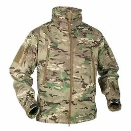Winter Military Fleece Jacke Männer Softshell Taktische Wasserdichte Armee Camoue Mantel Airsoft Kleidung Multicam Windjacken m7Bw #