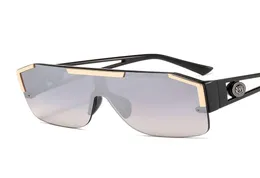 2021 varumärke DIGN OVERSIZED SQUARE SUNGLASS MEN Kvinnor Fashion Shad UV400 Vintage Glass6379287