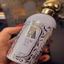 Hohe Qualität 100ml Kristall Liebe für ihren Mond Blanche Eau de Paris Paris Duft Mann Frau Köln Spray Langlebig anhaltend