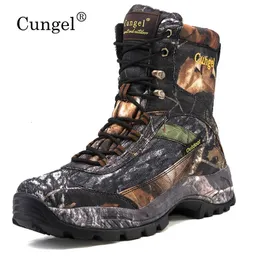 CUNGEL Style Men Stivali da caccia Scarpe da trekking Inverno Outdoor Walking Stivali sportivi da montagna Arrampicata Sneakers stivali da caccia 240313