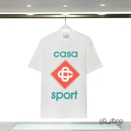 Casablanc T Shirt Men Designer T Shirts Spring Summer Summer Style New Starry Castle Short Casa Men Thirts Tennis Club US Size S-XXL Exclude 1869