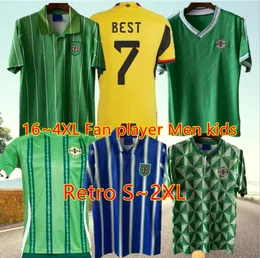 2024 Nordirland Fußballtrikots Herren Set MAGENNIS Kindertrikot Uniform 2023 DIVAS CHARLES EVANS 23 24 25 Fußballtrikot CHARLES BALLARD BEST 1979 1988 1990 1992 1994