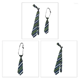 Bow Ties 1pc/2 st borttagbart slips Kvinnligt randigt mönster British Student College Party Dancing Small Slips