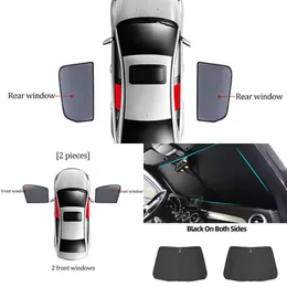 Audi Q2 Gab 2015-2023 Q 2 자기 차 Sunshade Shield Shield Side Side Baby Window Sun Shade Visor Front Reard Windshield Frame Curtain