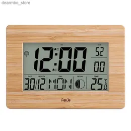 Desk Table Clocks FanJu FJ3530 LCD digital wall clock alarm large-size digital multifunctional desktop thermometer24327