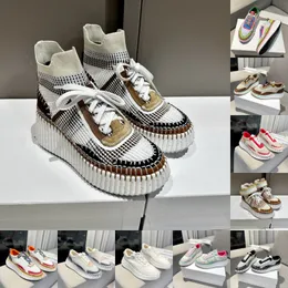 Cloe män casual skor sneakers nama designer kvinnor jogging fitness skor ny mönster porto canvas regnbågsplattform sneaker löpande sportsko återvunnet nät