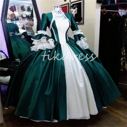 Vestidos de baile coloniais vermelhos históricos com jaquetas traje do século 18 vitoriano vestido de noite medieval renascentista rainha georgiana princesa vestidos formais novias