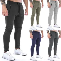 Calças masculinas Homens Casual Stretch Skinny Jogger Biker Treinamento Caminhadas Homem Calças Y2K Roupas Pantalones Gym Tracksuits