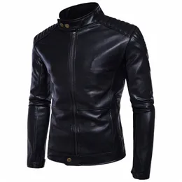 MRMT 2024 giacche da uomo di marca Cali moto in pelle Fi soprabito per giacca di pelle maschile cappotto abbigliamento esterno Gnt x4Jg #