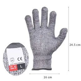 НОВЫЕ защитные перчатки против порезов уровня 5, высокопрочные, для промышленности, кухни, сада, против царапин, для резки стекла, многоцелевые
