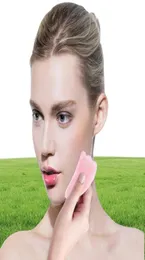 Natural Rose Jade Gouache Scraper Face Lift Massager för Face Gua Sha Board Skin Face Relax Sliming Beauty Eye Neck Thin Lift9509920